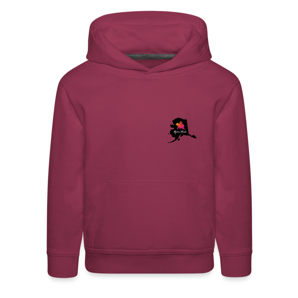 Kids‘ Premium Hoodie DENALI DRAGON - burgundy