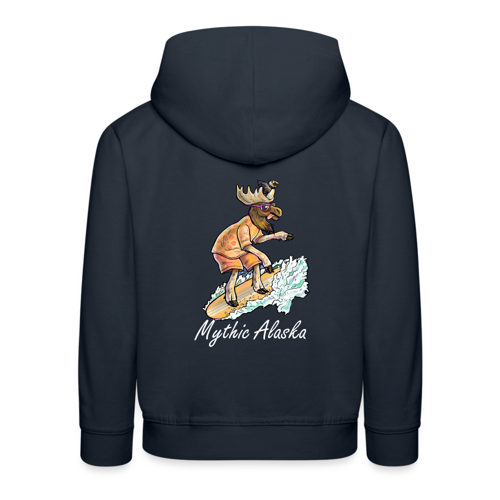 Kids‘ Premium Hoodie HANG LOOSE MOOSE - navy