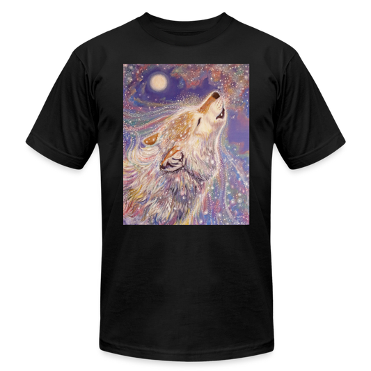 Spectral Fire _ Unisex Jersey T-Shirt by Bella + Canvas - black